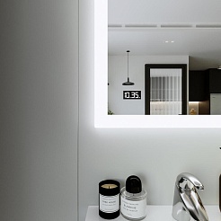 Бриклаер Мебель для ванной Берлин 60 оникс серый – фотография-13